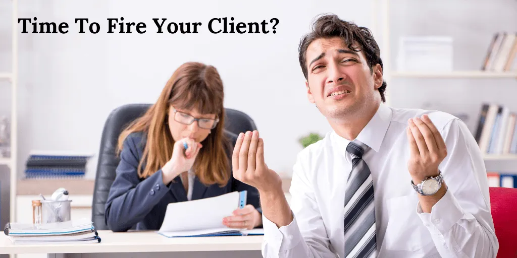 how to fire a client