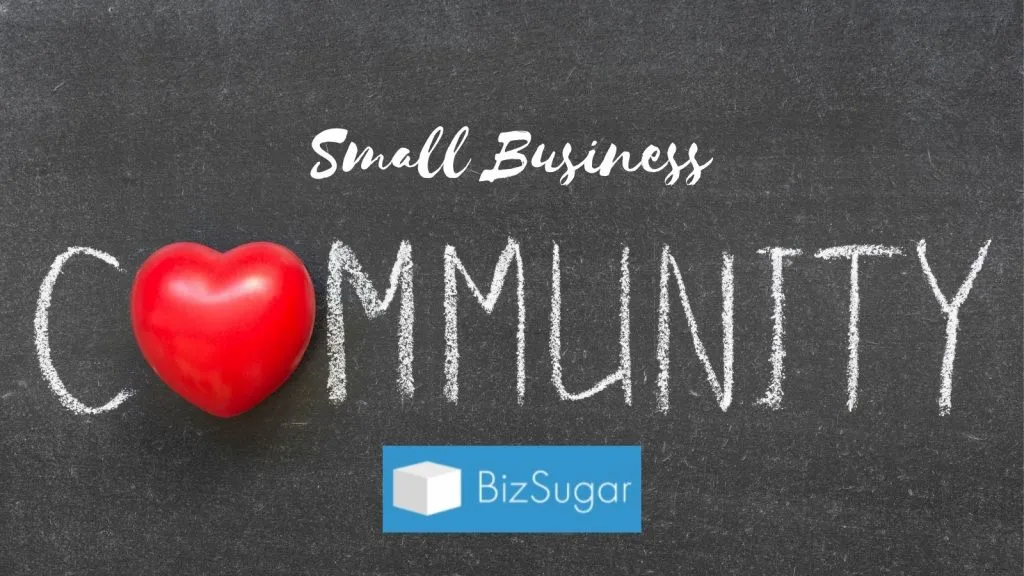 BizSugar sign up for small business community