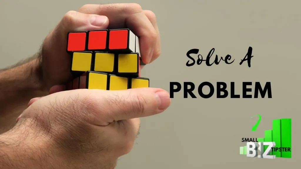 solve a problem for a successful business
