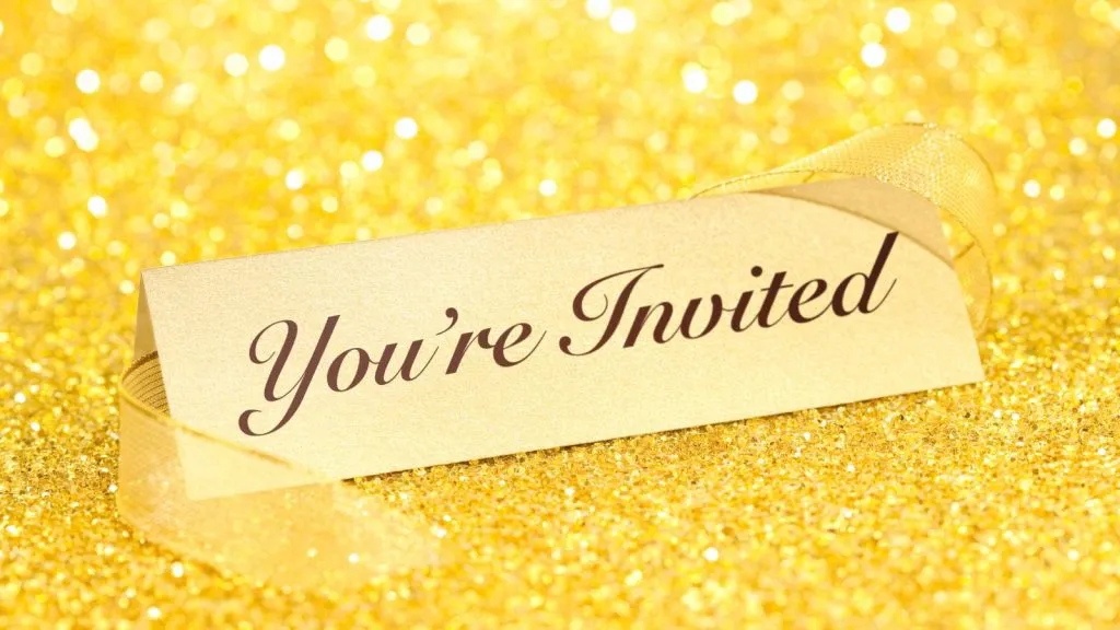 an invite